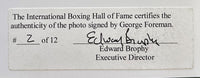 FOREMAN, GEORGE SIGNED PHOTO (BOXING HALL OF FAME AUTHENTICITY)