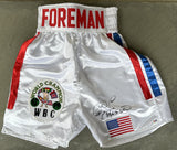 FOREMAN, GEORGE SIGNED BOXING TRUNKS (PSA/DNA)