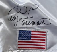 FOREMAN, GEORGE SIGNED BOXING TRUNKS (PSA/DNA)