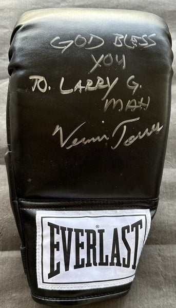 FORREST, VERNON SIGNED BOXING GLOVE