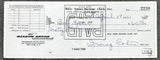 FOSTER, BOB SIGNED PAYROLL CHECK (1961-2ND PRO FIGHT)
