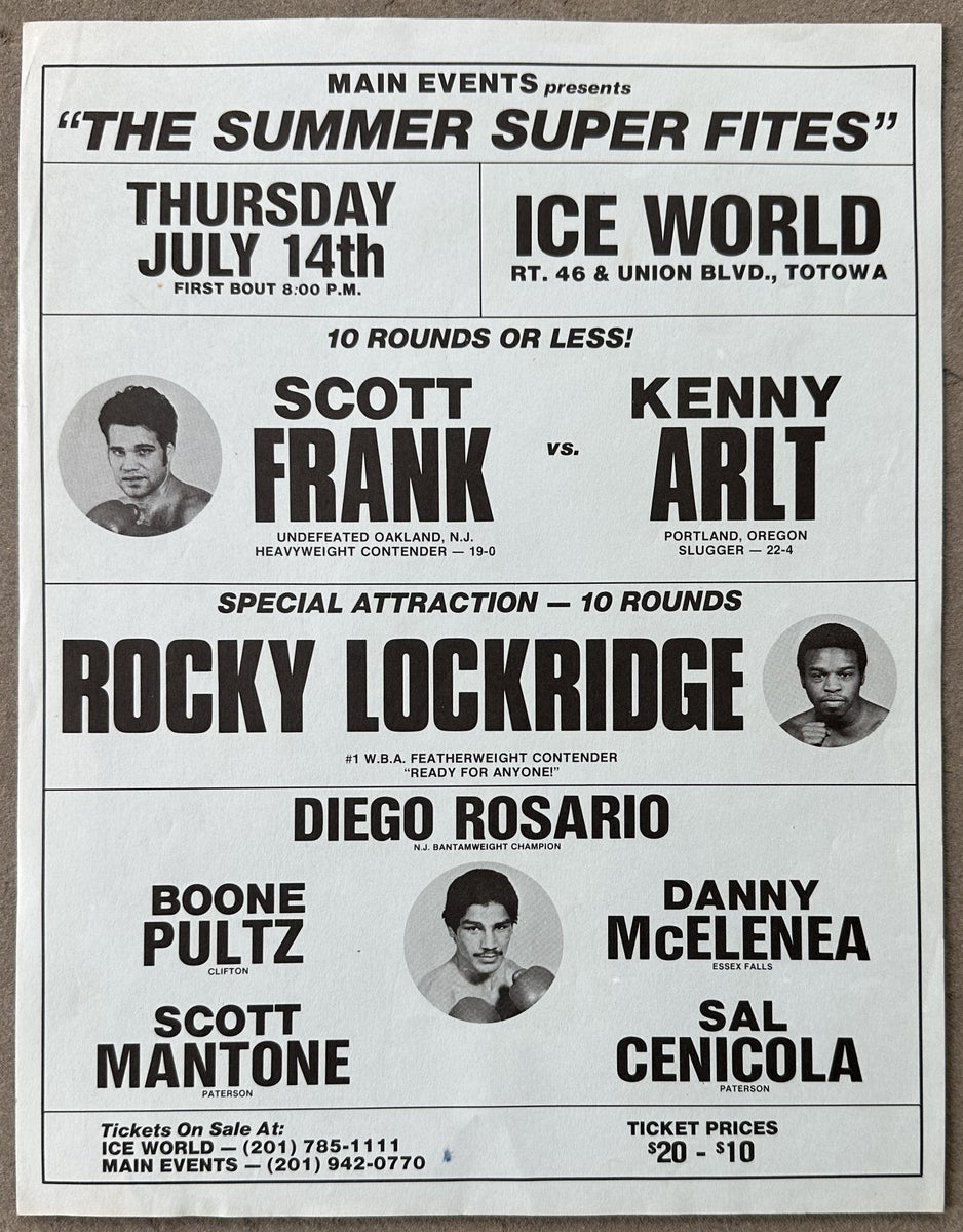 FRANK, SCOTT-KENNY ARLT & ROCKY LOCKRIDGE-DANNY CRUZ ON SITE POSTER/BR ...