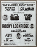 FRANK, SCOTT-KENNY ARLT & ROCKY LOCKRIDGE-DANNY CRUZ ON SITE POSTER/BROADSIDE (1983)