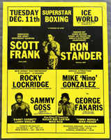 FRANK, SCOTT-RON STANDER & ROCKY LOCKRIDGE-SAMMY GOSS ON SITE POSTER (1980)