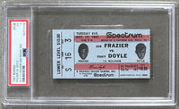 FRAZIER, JOE-TONY DOYLE ON SITE STUBLESS TICKET (1967-PSA/DNA EX 5)