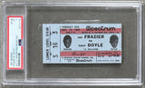 FRAZIER, JOE-TONY DOYLE ON SITE STUBLESS TICKET (1967-PSA/DNA EX 5)