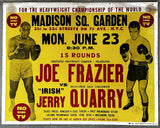 FRAZIER, JOE-JERRY QUARRY I ON SITE POSTER (1969)