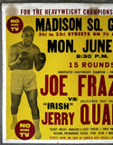 FRAZIER, JOE-JERRY QUARRY I ON SITE POSTER (1969)
