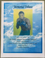 FRAZIER, JOE FUNERAL PROGRAM (2011)