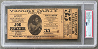 FRAZIER, JOE-MUHAMMAD ALI I VICTORY FULL TICKET (1971-PSA/DNA FR 1.5)