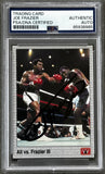 FRAZIER, JOE SIGNED  AW SPORTS TRADING CARD (1991-PSA/DNA)