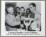 BASILIO, CARMEN & GENE FULLMER SIGNED PHOTO (JSA)