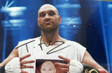 FURY, TYSON SIGNED PHOTO (PSA/DNA)