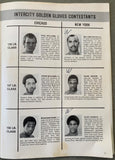 1978 NEW YORK CITY-CHICAGO GOLDEN GLOVES INTERCITY CHAMPIONSHIP PROGRAM (BILLY COSTELLO, DAVEY MOORE, ALEX RAMOS, RENALDO SNIPES)