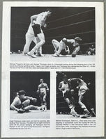 NEW YORK GOLDEN GLOVES FINALS OFFICIAL PROGRAM (1980-CAMACHO, GREEN, BRELAND)
