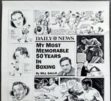 GALLO, BILL MOST MEMORABLE BOXING MOMENTS POSTER