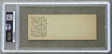 ARMSTRONG, HENRY-CEFERINO GARCIA OFFICIAL FULL TICKET (1938-PSA/DNA VG 3)