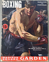 BELLOISE, STEVE-CEFERINO GARCIA OFFICIAL PROGRAM (1940)