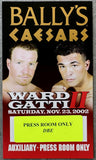 GATTI, ARTURO-MICKY WARD II PRESS CREDENTIAL (2002)