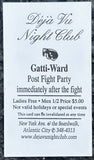 GATTI, ARTURO-MICKY WARD II POST FIGHT PARTY PASS (2002)