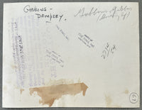 DEMPSEY, JACK-TOMMY GIBBONS TYPE 1 PHOTOGRAPH (1923)