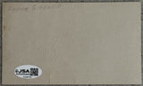 GIFFORD, FRANK SIGNED INDEX CARD (JSA)