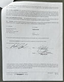 GOLOTA, ANDREW SIGNED BOUT AGREEMENT (LAMON BREWSTER FIGHT)