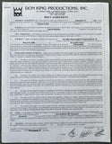 GOLOTA, ANDREW SIGNED BOUT AGREEMENT (LAMON BREWSTER FIGHT)