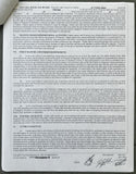 GOLOTA, ANDREW SIGNED BOUT AGREEMENT (LAMON BREWSTER FIGHT)