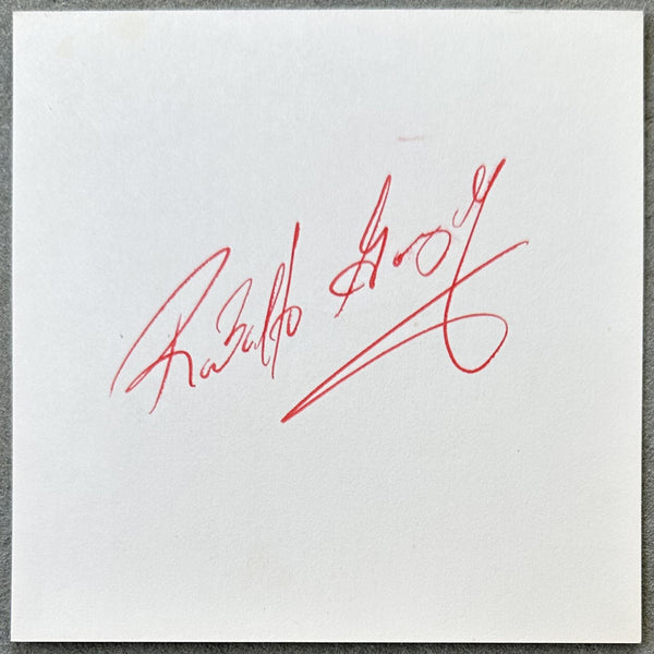 GONZALEZ, RODOLFO CUT SIGNATURE