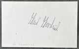 GOODRICH, GAIL SIGNED INDEX CARD (JSA)