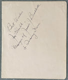 GOULD, JOE & MAX WAXMAN SIGNED ALBUM PAGE