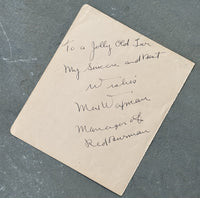 GOULD, JOE & MAX WAXMAN SIGNED ALBUM PAGE