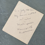 GOULD, JOE & MAX WAXMAN SIGNED ALBUM PAGE