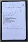 GRAZIANO'S CASA MIA RESTAURANT ORIGINAL SIGNED MENU (SIGNED BY OWNER TONY GRAZIANO)