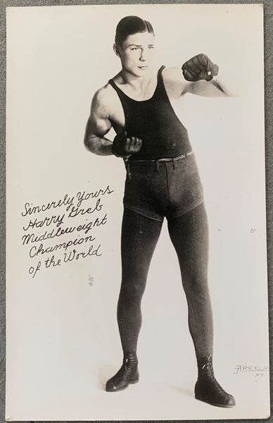 GREB, HARRY PHOTO POSTCARD (EARLY 20TH CENTURY)