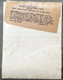 GREB, HARRY ORIGINAL TYPE 1 PHOTO (1923-TRAINING FOR WILSON)