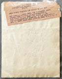 GREB, HARRY ORIGINAL TYPE 1 PHOTO (1923-TRAINING FOR WILSON)