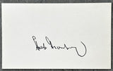 GREENBERG, HANK SIGNED INDEX CARD (JSA)