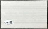 GREENBERG, HANK SIGNED INDEX CARD (JSA)