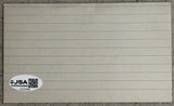 GREENBERG, HANK SIGNED INDEX CARD (JSA)