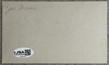 "MEAN" JOE GREENE SIGNED INDEX CARD (JSA)