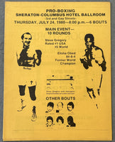 GREGORY, STEVE-ELISHA OBED OFFICIAL PROGRAM (1980)