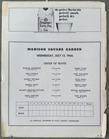 GRIFFITH, EMILE-JOEY ARCHER OFFICIAL PROGRAM (1966-SIGNED BY MICKEY WALKER)