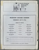 GRIFFITH, EMILE-JOEY ARCHER OFFICIAL PROGRAM (1966-SIGNED BY MICKEY WALKER)