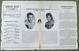 GRIFFITH, EMILE-JOEY ARCHER OFFICIAL PROGRAM (1966-SIGNED BY MICKEY WALKER)