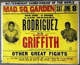GRIFFITH, EMILE-LUIS RODRIGUEZ ON SITE POSTER (1963)