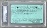 GRIFFITH, EMILE ORIGINAL SIGNED BOXING LICENSE (1974-PSA/DNA-ANTUOFERMO FIGHT)