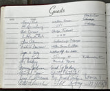 PATTERSON, FLOYD-BRIAN LONDON AUTOGRAPHED GUEST BOOK (1959-FLEISCHER, CANNON, WARD, DUNPHY)