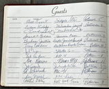 PATTERSON, FLOYD-BRIAN LONDON AUTOGRAPHED GUEST BOOK (1959-FLEISCHER, CANNON, WARD, DUNPHY)